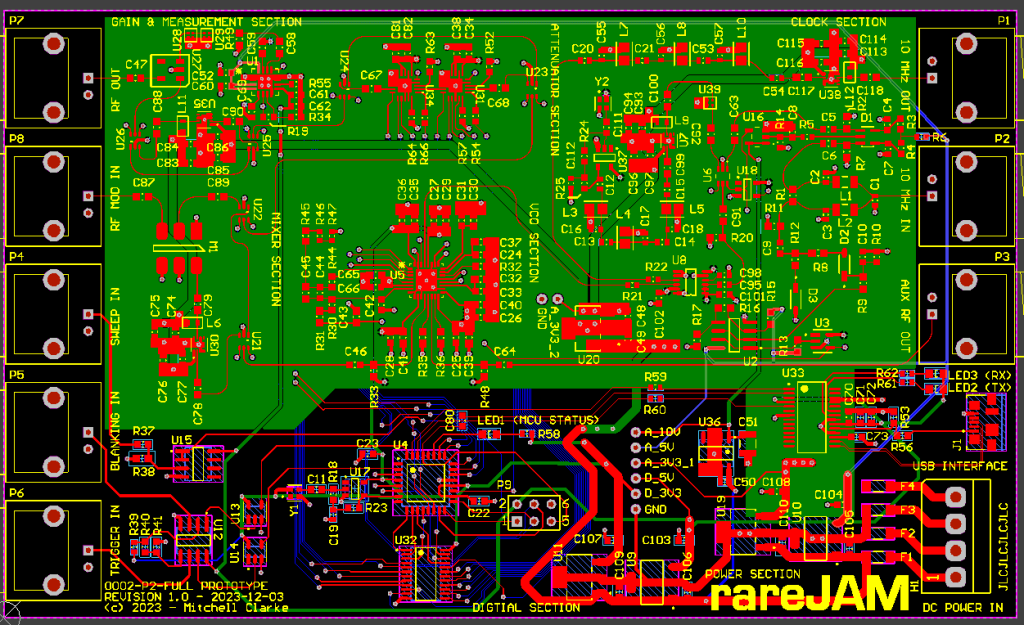 P002 - Full prototype - PCB view